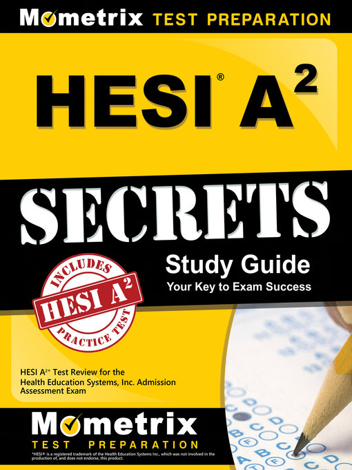Cover image for HESI A2 Secrets Study Guide